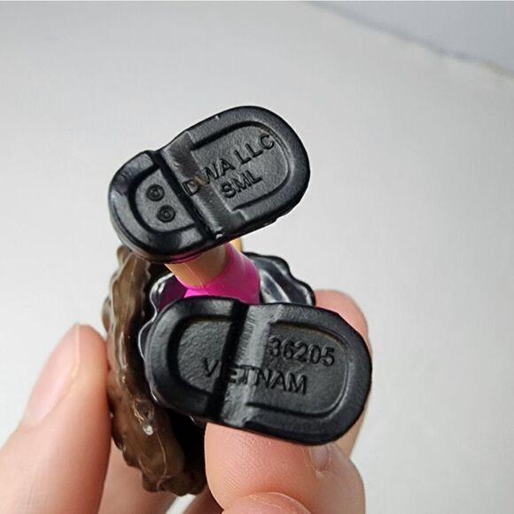 3" Super Mario Bros. action figure LUIGI plumber with movable arms legs BK '08 - Picture 4 of 5